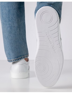 Marsala - Chaussures de danse type sneaker blanches pour hommes - Werner Kern