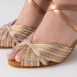 Mireille 60 - Chaussures de danse ouvertes en satin avec strass - Anna Kern Mireille 60 - Chaussures de danse ouvertes en satin avec strass - Anna Kern