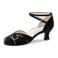 Nellie - Chaussures de danse noire semi ouvertes talon 5cm pour femmes - Werner Kern Nellie - Chaussures de danse noire semi ouvertes talon 5cm pour femmes - Werner Kern