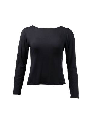 Phila - Haut de danse noire maches longues - Werner Kern