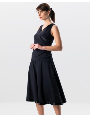 Sari - Jupe de danse noir bordure satin - Werner Kern