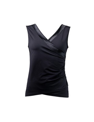 Sira - Haut de danse noire décolleté en V - Werner Kern