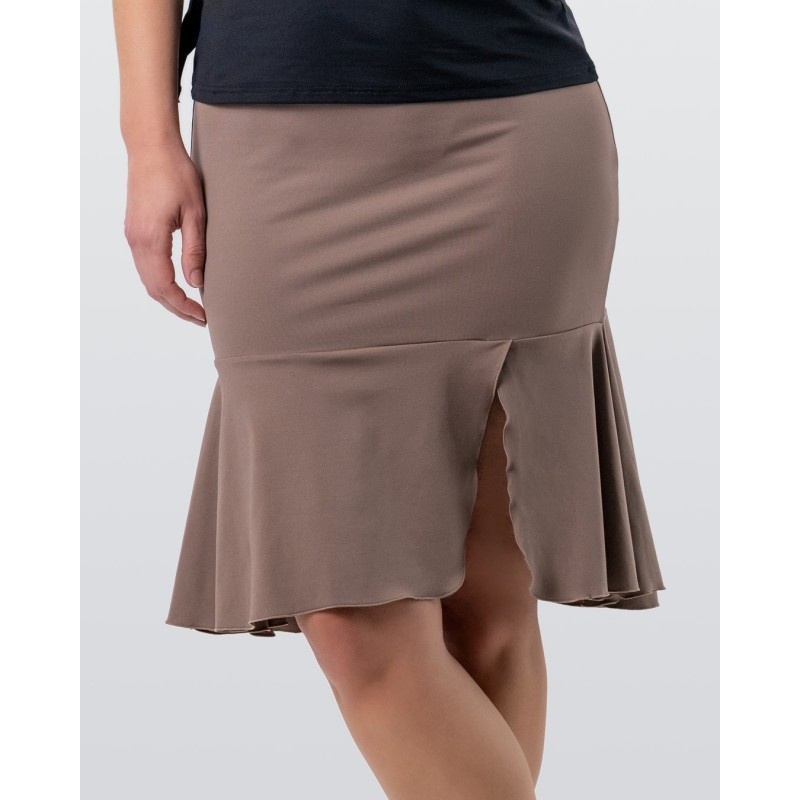 Viva - Jupe à volant de danse taupe - Werner Kern