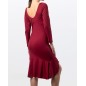 Zuri - Robe de danse bordeaux manches longues - Werner Kern
