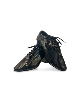 DB419 - Chaussures de danse latine vernies pour hommes - DanseBoutique