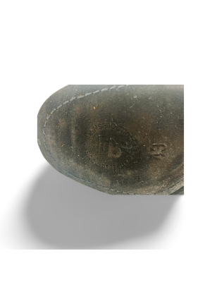 DB479 - Chassures danse latine homme cuir avec liseré vernis - DanseBoutique