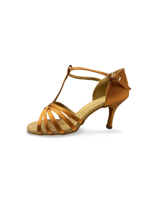 DB217/7,5 - Chaussures de danse sportive latine bride salomé talon 7,5cm - DanseBoutique