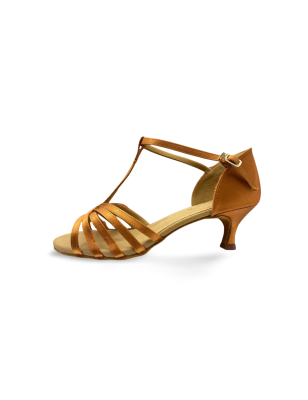 DB217/5 - Chaussures de danse sportive latine bride Salomé talon 5cm pour Femme - DanseBoutique