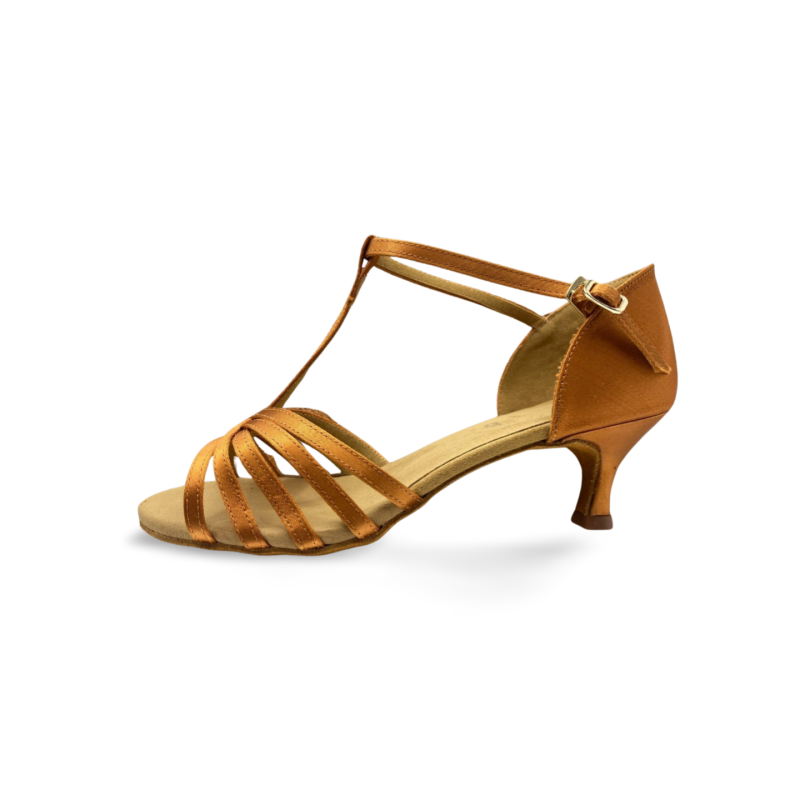 DB217/5 - Chaussures de danse sportive latine bride Salomé talon 5cm pour Femme - DanseBoutique