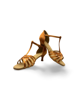 DB217/5 - Chaussures de danse sportive latine bride Salomé talon 5cm pour Femme - DanseBoutique