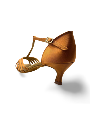 DB217/5 - Chaussures de danse sportive latine bride Salomé talon 5cm pour Femme - DanseBoutique