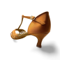 DB217/5 - Chaussures de danse sportive latine bride Salomé talon 5cm pour Femme - DanseBoutique