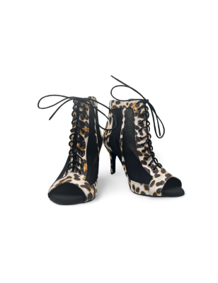 TERRE - Chaussures de Heels dance motif panthère - DanseBoutique