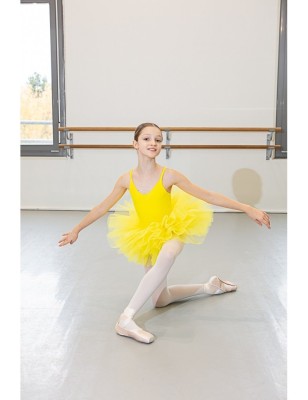 Tutu de danse classique jaune citron