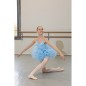 Tutu bleu glacier court 4 volants raides - Marque Degas