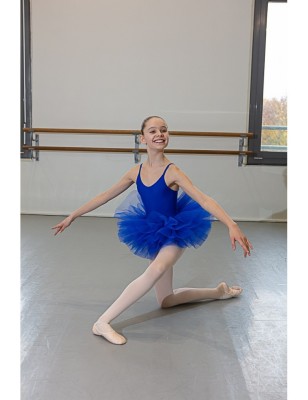 Tutu de danse classique bleu roy