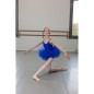 Tutu bleu ROY court 4 volants raides - Marque Degas