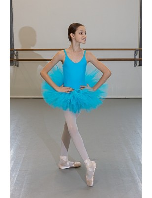 Tutu de danse classique bleu turquoise