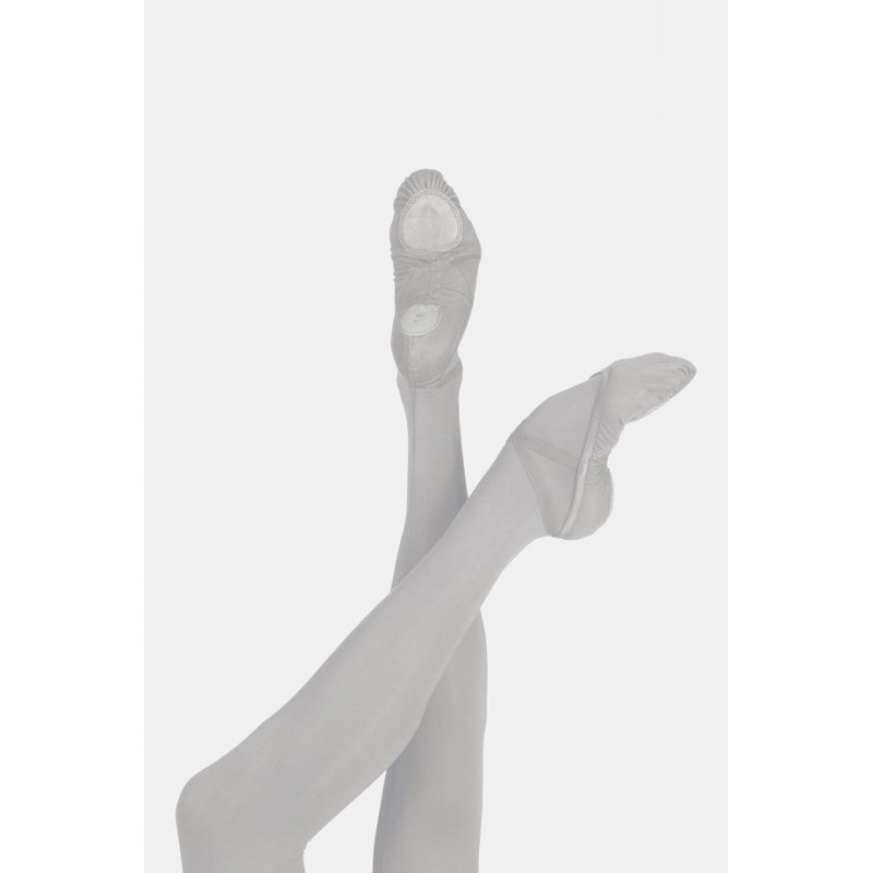 Vesta grise - Demi-pointes en toile strech bi semelle empeigne basse - Wear Moi Vesta grise - Demi-pointes en toile strech bi semelle empeigne basse - Wear Moi