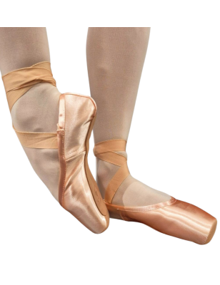 Pointes danse classique STUDIO 2 DanseBoutique pour debutantes avancees et intermediaires en satin saumon