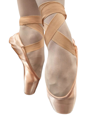 Pointes danse classique STUDIO 2 DanseBoutique avec rubans croises pour danseuses intermediaires