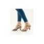 Billy - Chaussures de danse de couleur bronze en cuir et à bride croisée - Werner Kern Billy - Chaussures de danse de couleur bronze en cuir et à bride croisée - Werner Kern