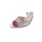 Alina - Chaussures de danse en cuir rose et glitter multi - Werner Kern