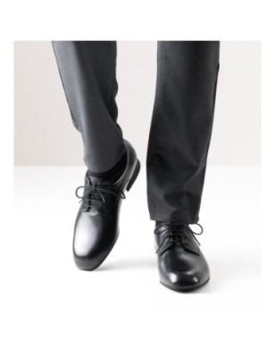 Padua 28059 - Chaussures de danse homme en cuir noir pour pieds larges - Werner Kern
