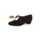 057-029-001 - Chaussures de danse en nubuck noir, semelle confort, talon 3cm - Diamant