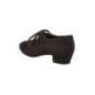 057-029-001 - Chaussures de danse en nubuck noir, semelle confort, talon 3cm - Diamant