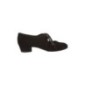 057-029-001 - Chaussures de danse en nubuck noir, semelle confort, talon 3cm - Diamant