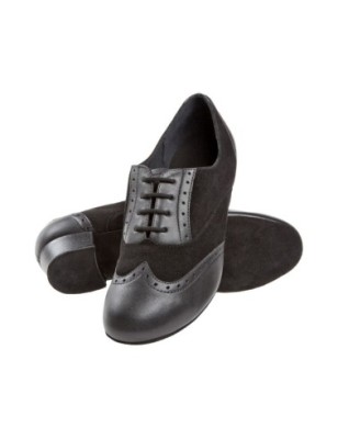 063-029-070 - Chaussures de danse en cuir et nubuck, semelle confort, talons 2,8cm - Diamant