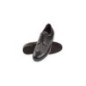 099-025-376 - Chaussures de danse en cuir noir et gris, talons 2cm - Diamant