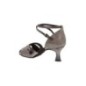141-077-466 - Chaussures de danse en cuir nubuck et verni bronze avec talons de 5cm - Diamant