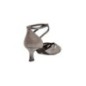 141-077-466 - Chaussures de danse en cuir nubuck et verni bronze avec talons de 5cm - Diamant