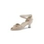 Ruth - Chaussures de danse de salon en cuir nappa beige - Werner Kern