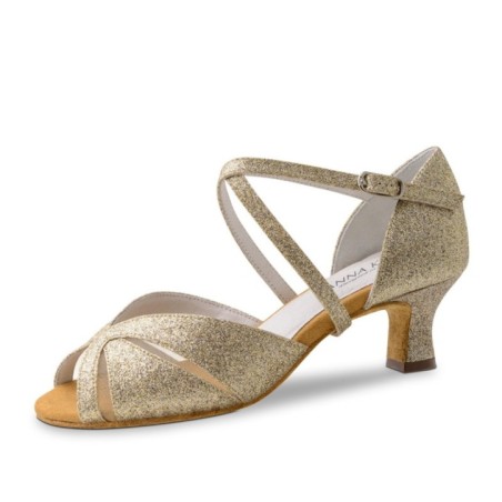Aliette 620-50 - Chaussures de danse dorées brillantes - Anna Kern