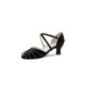 Sonia - Chaussures de danse de salon ouvertes en nubuck et strass - Werner Kern Sonia - Chaussures de danse de salon ouvertes en nubuck et strass - Werner Kern
