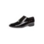 180-075-038 - Chaussures de danse en vernis noir pour homme talon de 2cm- Diamant