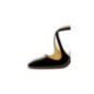Lupe LS - Chaussures de danse fermées en cuir verni noir - Nueva Epoca