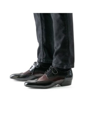 Belgrano - Chaussures noires pour homme et laçage 4 trous - Nueva Epoca