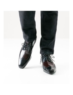 Belgrano - Chaussures noires pour homme et laçage 4 trous - Nueva Epoca