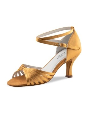 Blanche 526-60 - Chaussures de danse satin bronze - Anna Kern