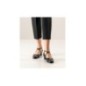 Marion35 - Chaussures de danse femme en cuir noir à talons carré de 3,5 cm - Werner Kern