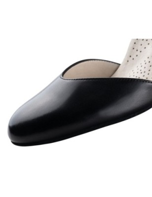 Layla - Chaussures de danse avec attache ajustable en cuir noir - Werner Kern