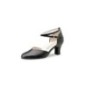 Kyra - Chaussures de danse pour femme en cuir noir avec coupe en V - Werner Kern