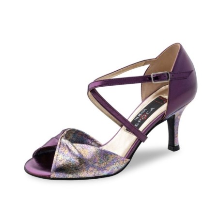 Violeta -  Chaussures de danse de salon en cuir chevreau  - Nueva epoca