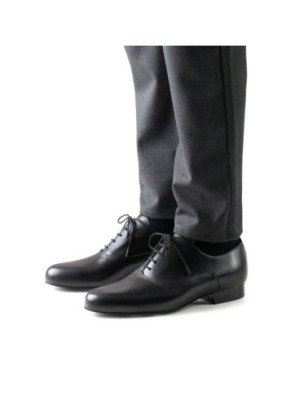 Lugano 28015 – Chaussures de danse pour hommes en cuir noir – Werner Kern