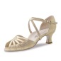 Smilla50 - Chaussures de danse femme en cuir effet doré - Werner Kern Smilla50 - Chaussures de danse femme en cuir effet doré - Werner Kern