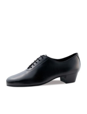Forli 28019 – Chaussures de danse latines pour hommes en cuir noir – Werner Kern